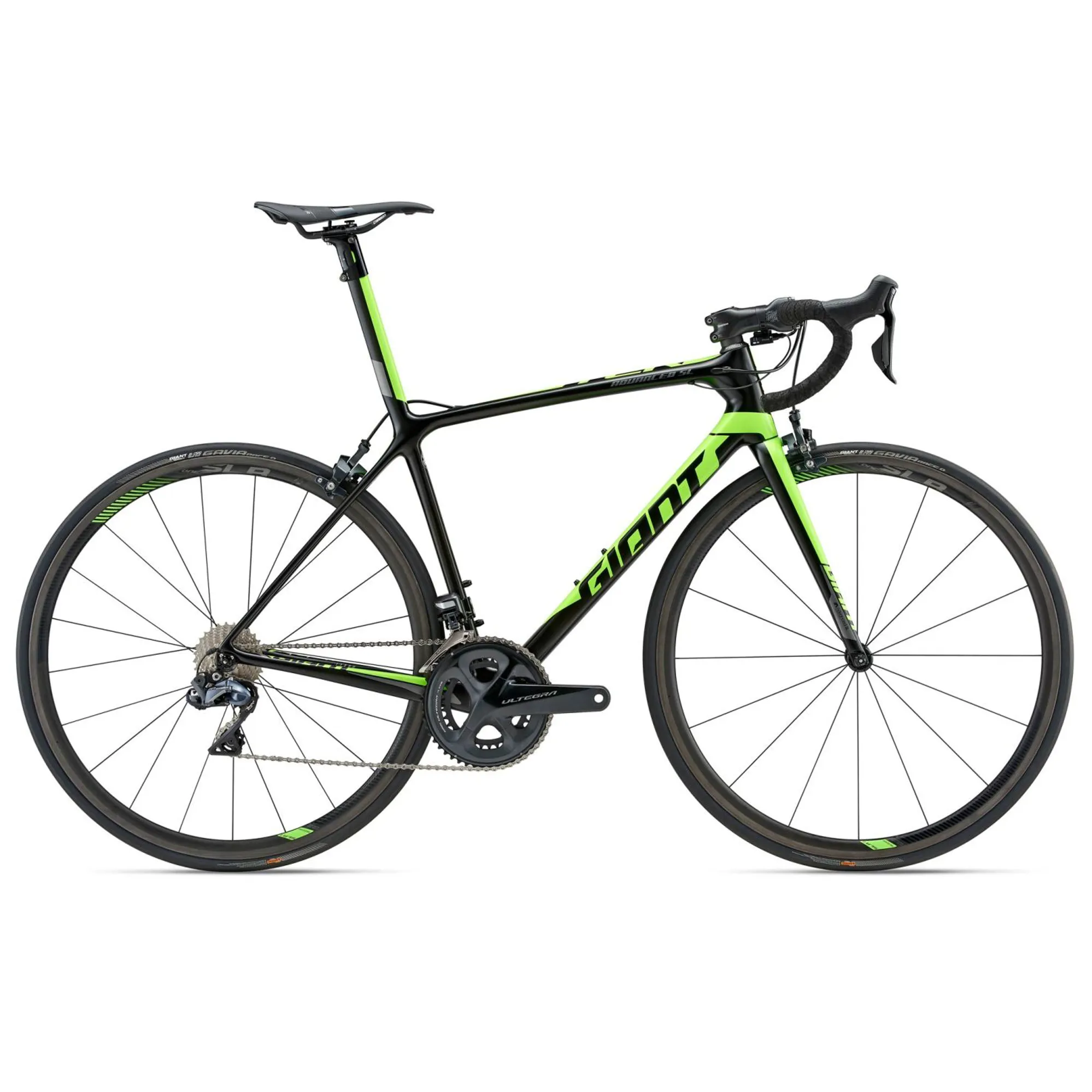2018 Giant TCR Advanced SL Ultegra Di2 Carbon Smoke Neon Green