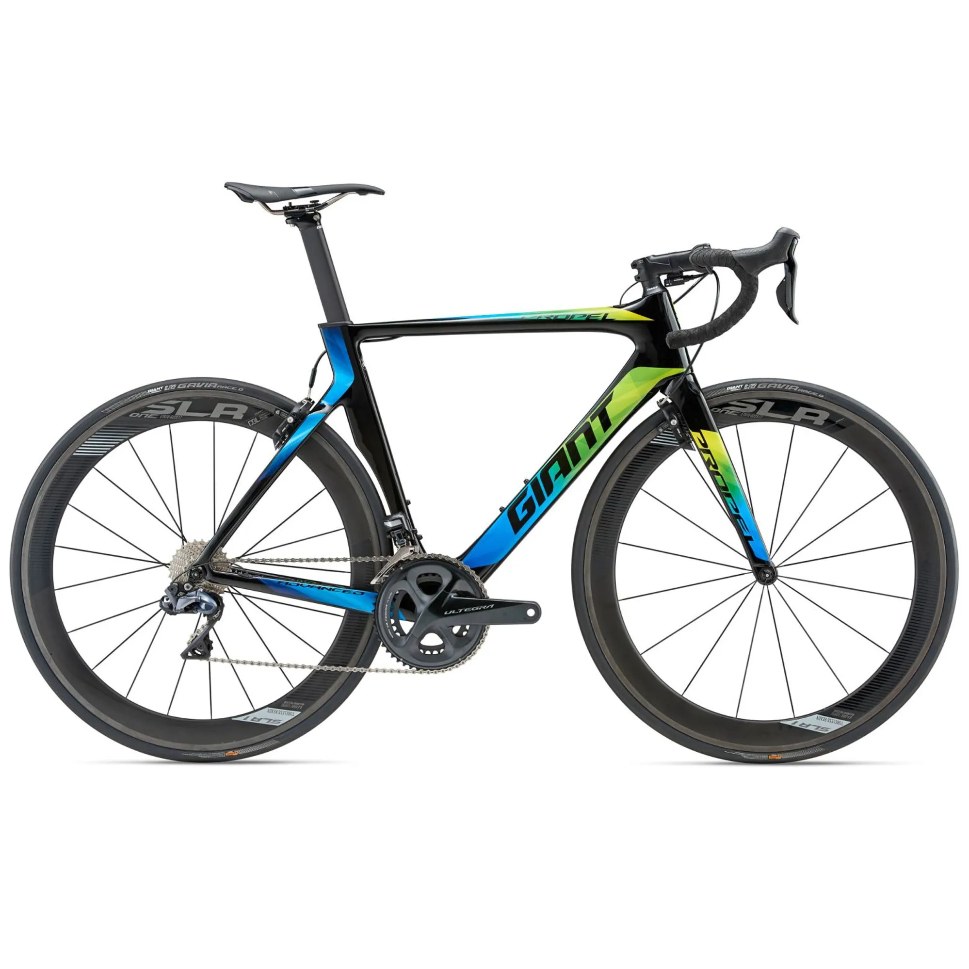 2018 Giant Propel Advanced PRO Carbon Aero Road Bike Smoke/Green