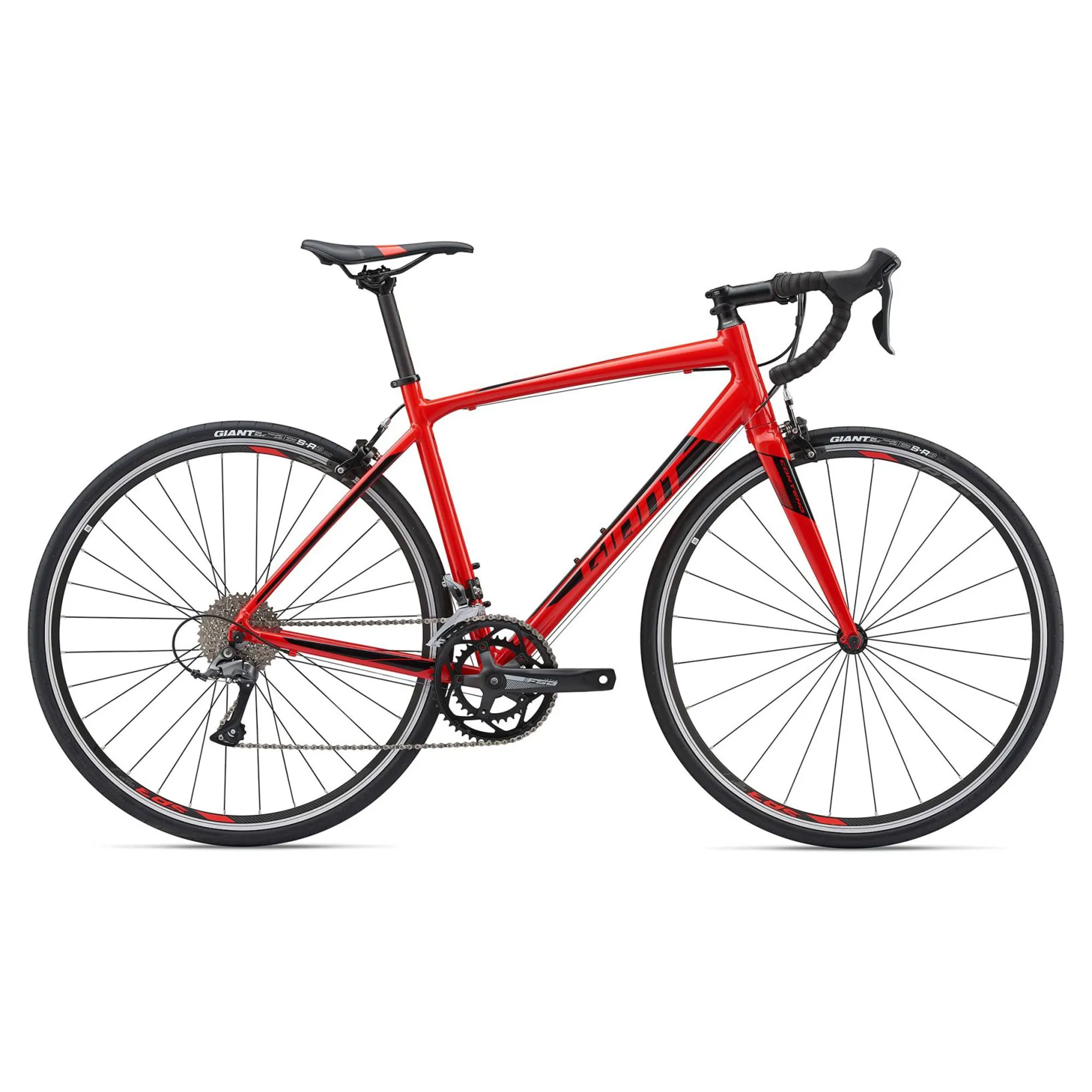 2019 Giant Contend Mens Road bike in Red - Main Image