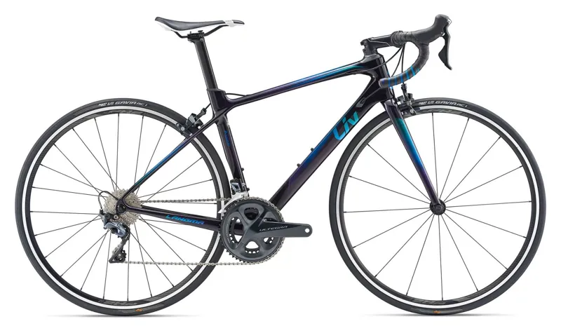 2019 Liv Langma Advanced 1 Carbon Womens Road bike in Dark Purple
