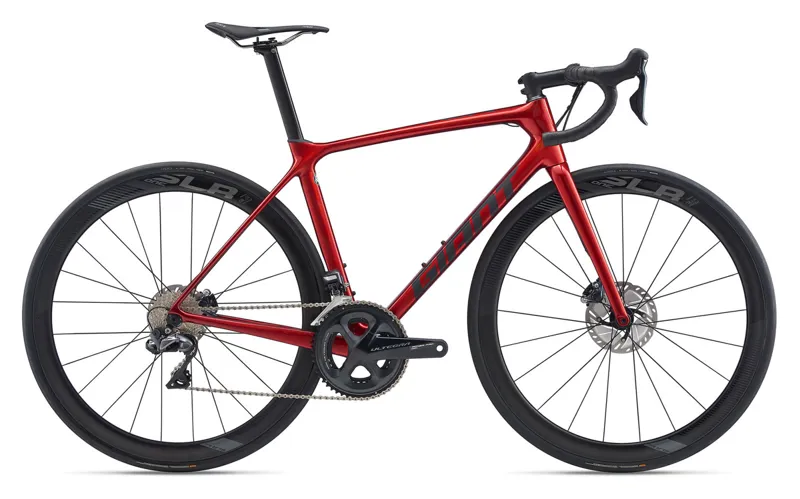2020 Giant TCR Advanced PRO 1 DISC Mens Carbon Road bike in Red