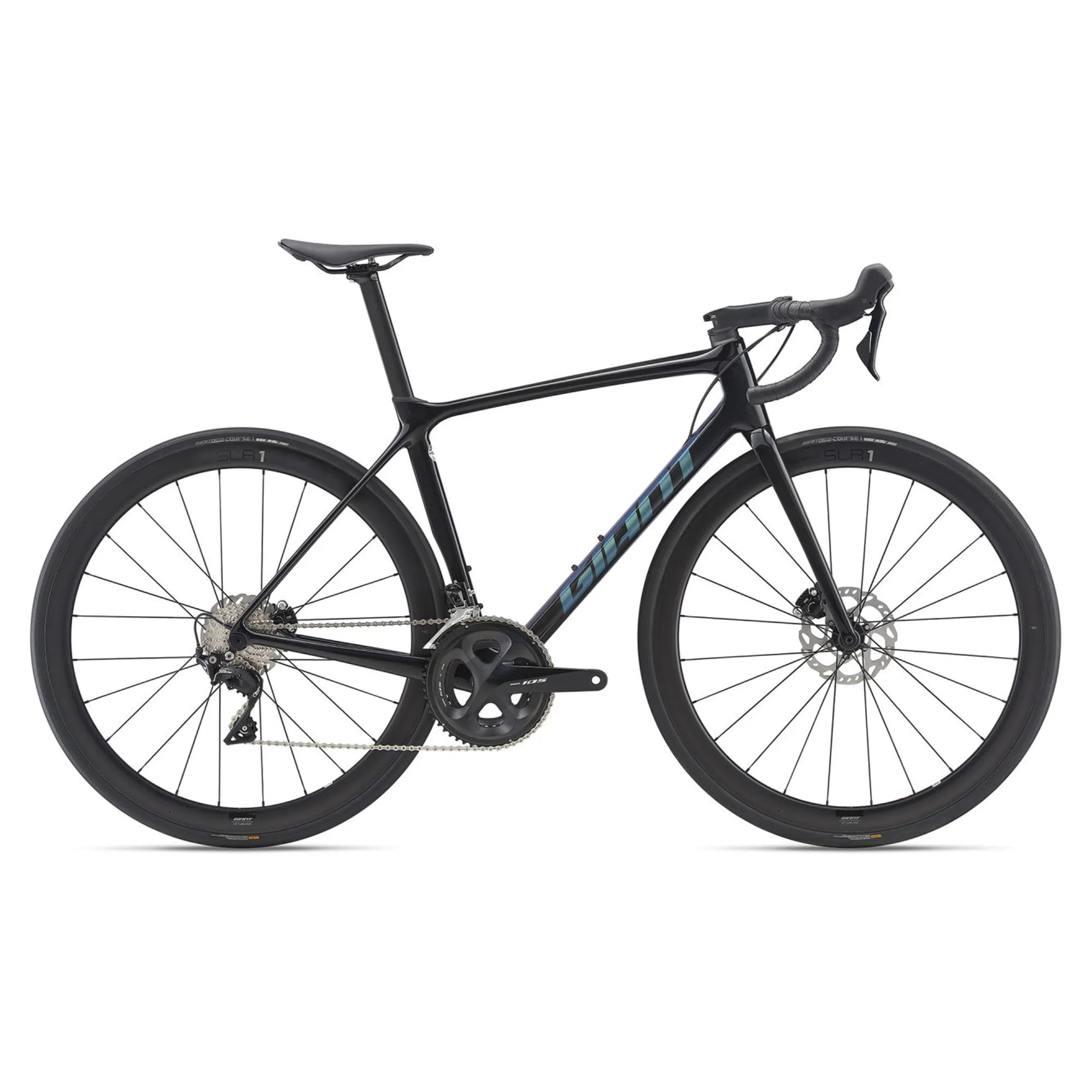 2021 Giant TCR Advanced Pro DISC Road Bike wirth 105 in Black