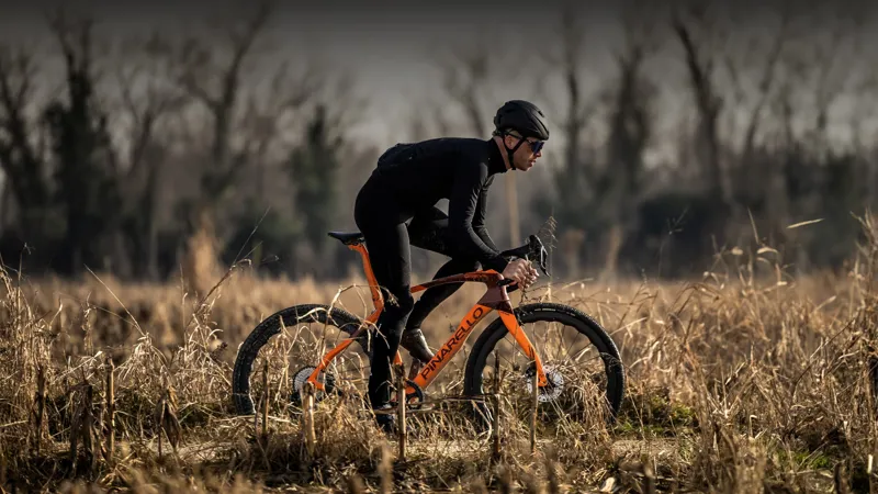 Pinarello GREVIL F9 with Princeton GRIT 4540 and GRX Di2: STONE ORANGE-9