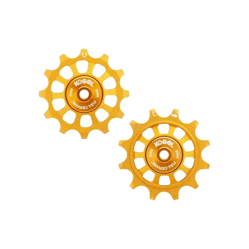 Kogel Gen 2 Derailleur Pulley Sets : ROAD : Gold