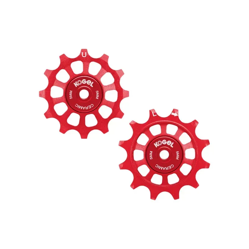Kogel Gen 2 Derailleur Pulley Sets : ROAD : Red-1