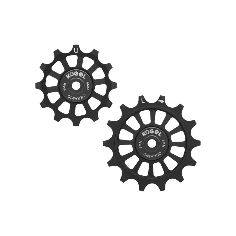 Kogel Gen 2 Derailleur Pulley Sets : ROAD : Black-2