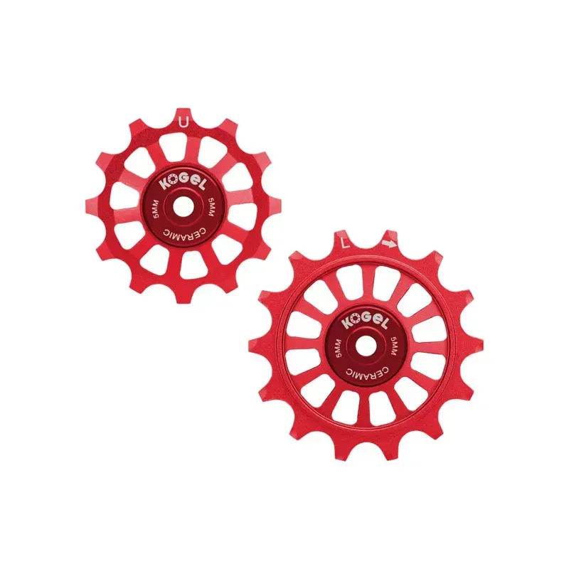 Kogel Gen 2 Derailleur Pulley Sets : ROAD : Red-3