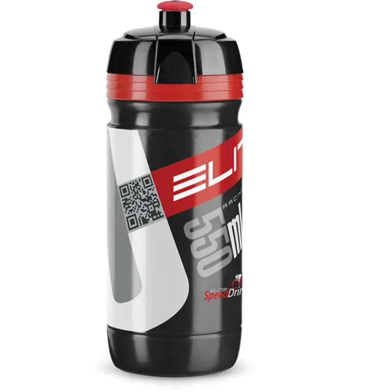 Elite Corsa Waterbottle : 550ml : Black/Red