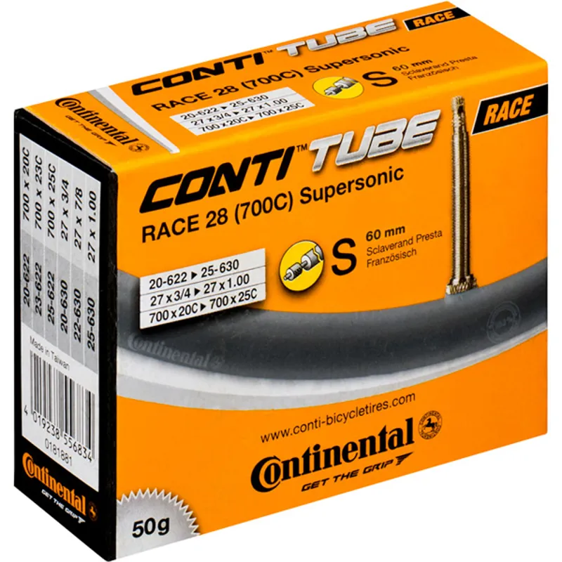 Continental R28 Super Sonic Inner tube : 700c : 60mm Long Valve