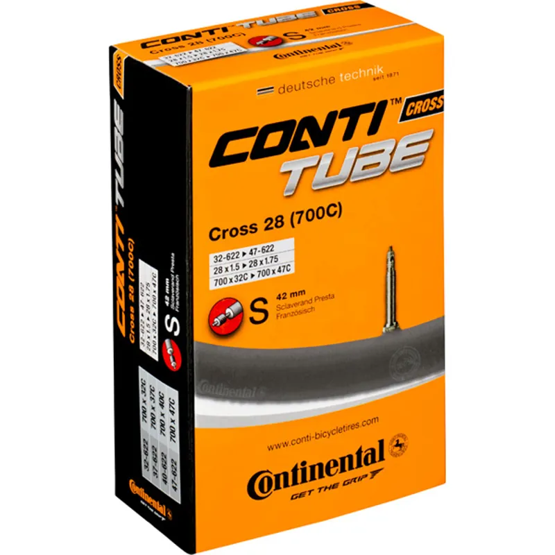 Continental Cross Inner tube : 700x32-42 : 60mm Long Presta Valve