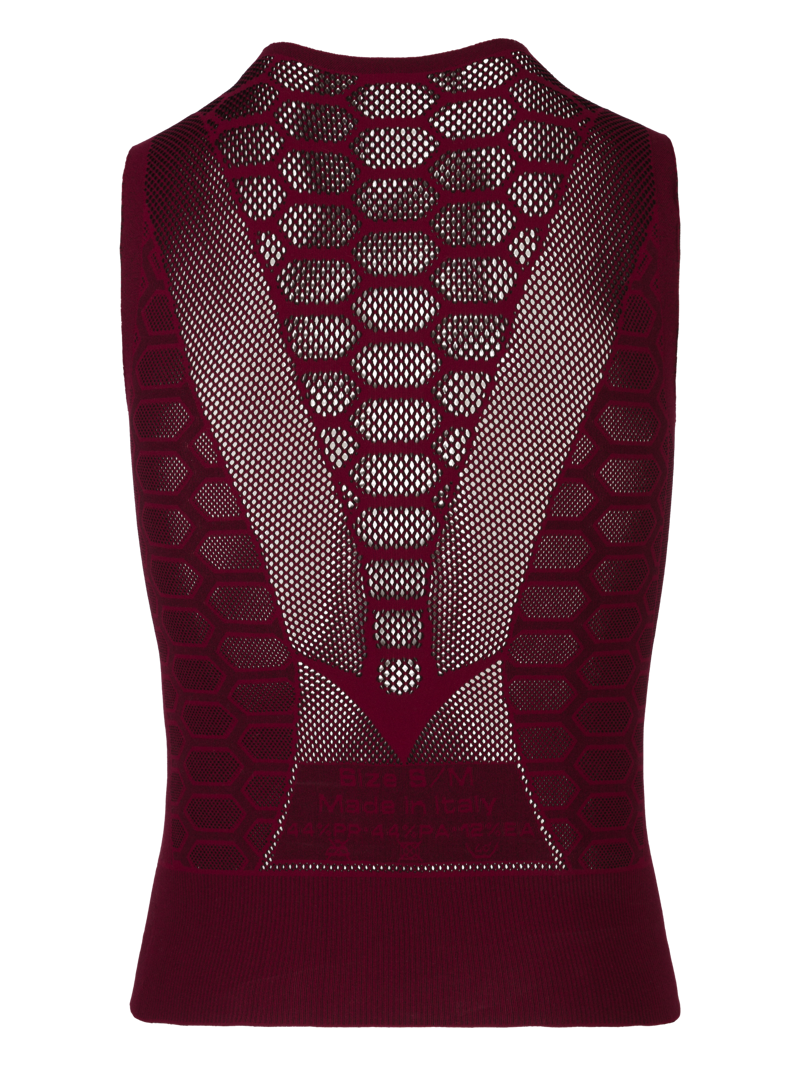 Q36.5 Base Layer 1 : Sleeveless : Siena Red-1