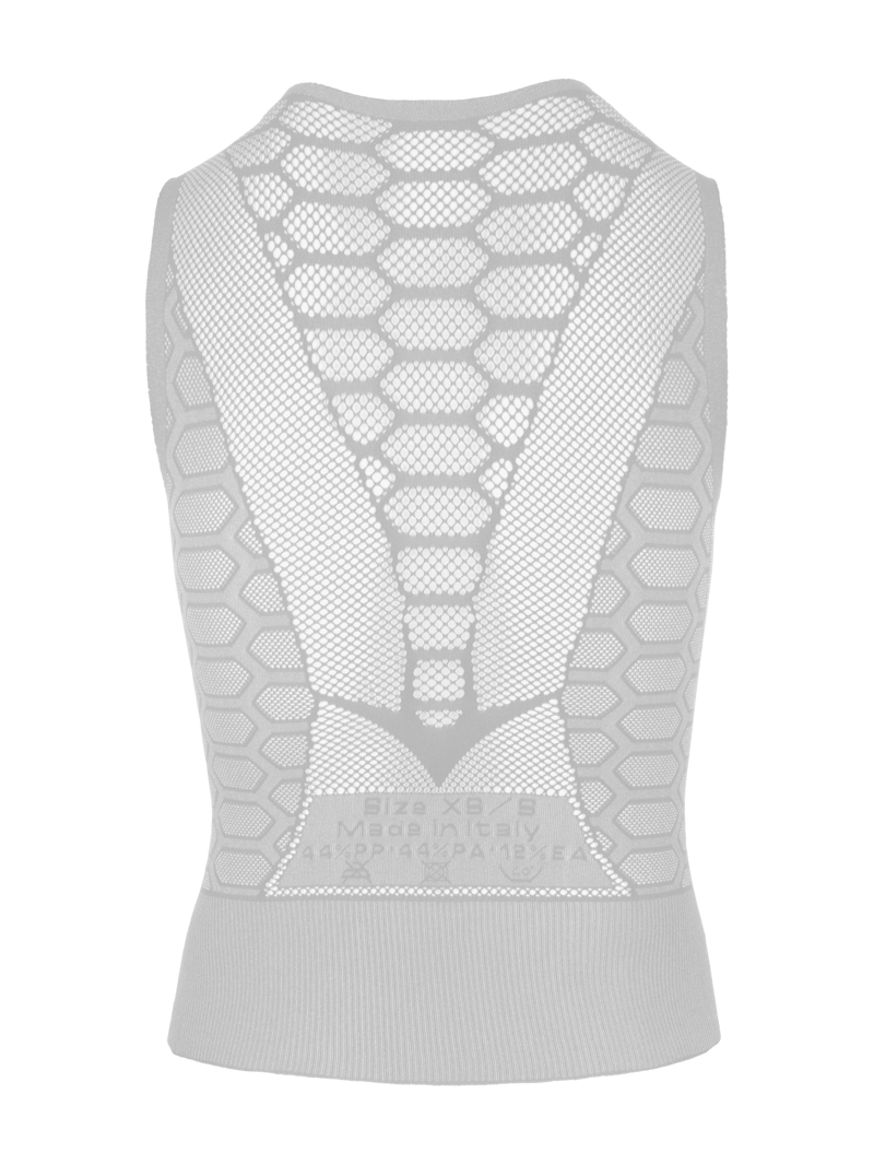 Q36.5 Base Layer 1 : Sleeveless : White-1
