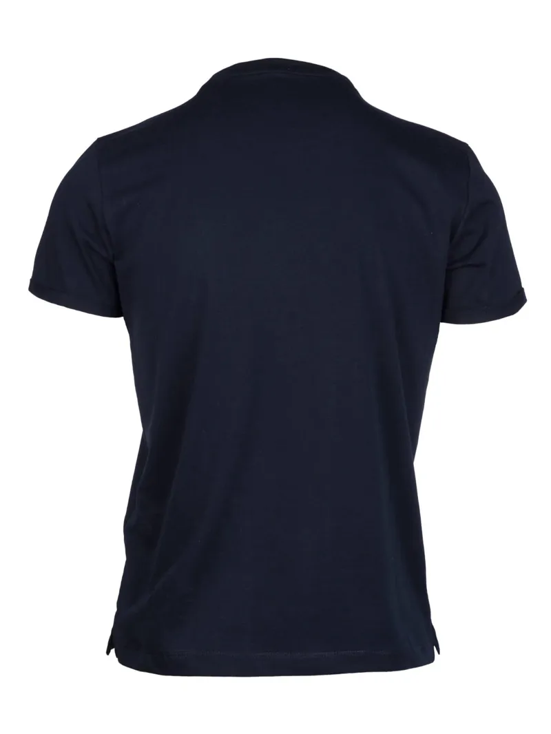Q36.5 Egyptian Cotton T-Shirt Navy Blue : LOGO-1