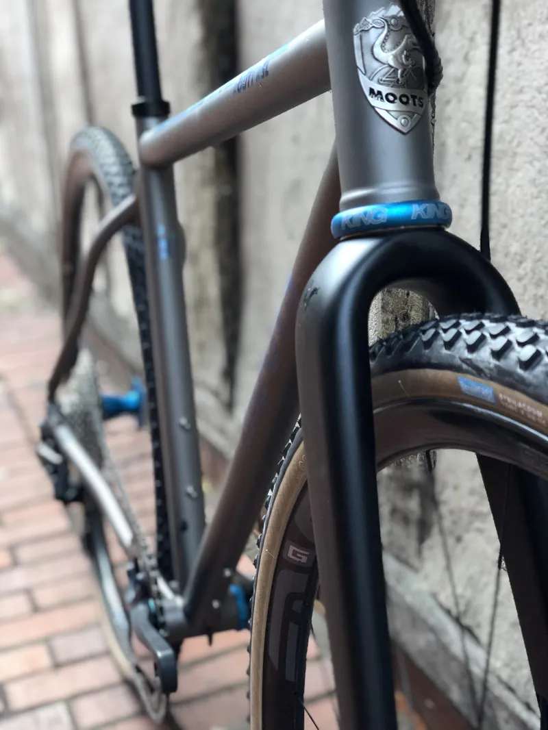 Moots Routt RSL Disc Frame And Kit : Di2 : Brushed Titanium-11