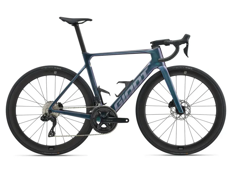 Giant Propel Advanced 1 105 Di2 Road Bike : Gloss Blue Dragonfly