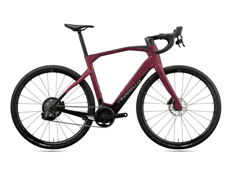 Pinarello NYTRO E7 GRAVEL e-Bike : SRAM FORCE eTap AXS : ITALIAN WINE