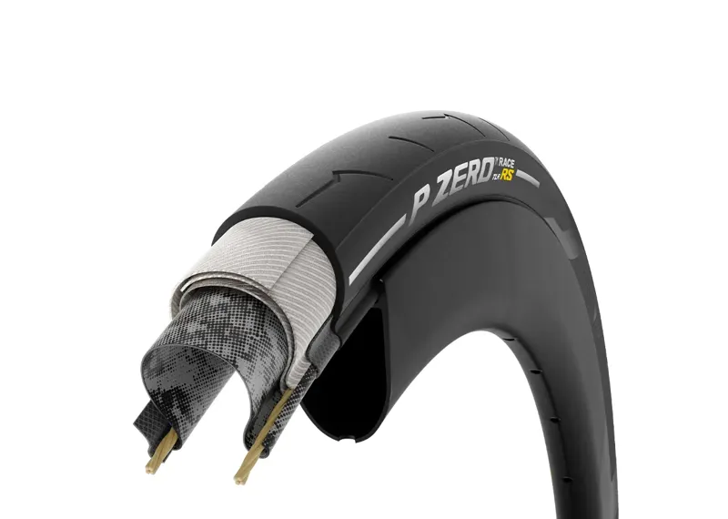 Pirelli P ZERO RACE TLR RS Tubeless Tyres : Black-1