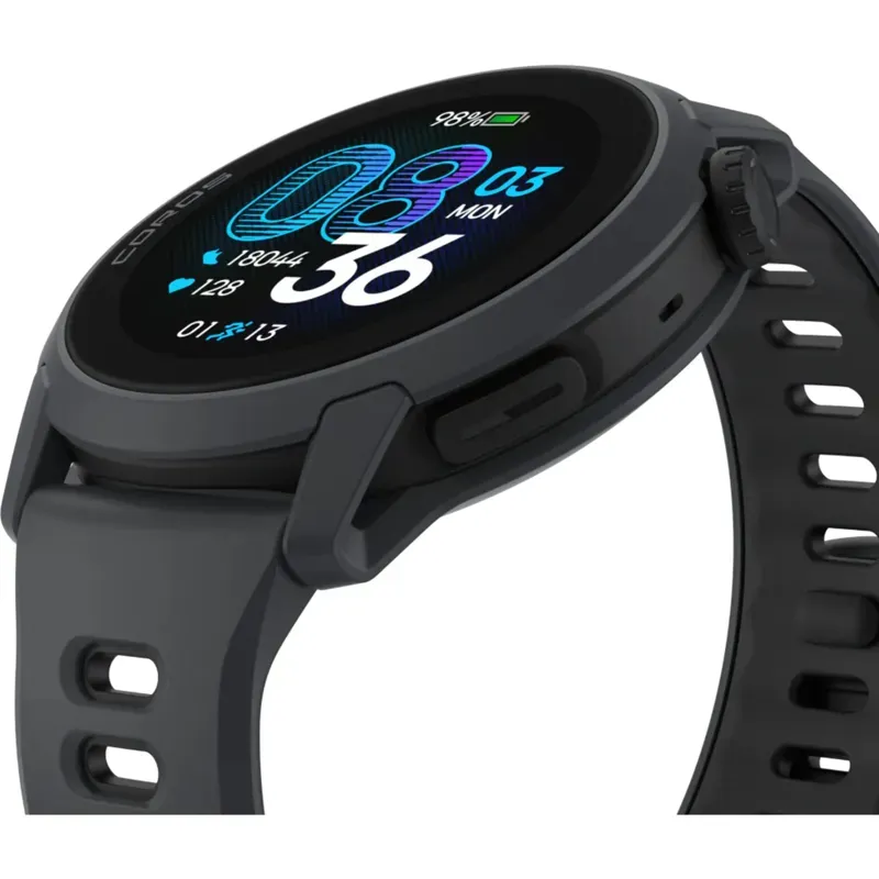 Coros Pace 4 GPS Sports Watch : Silicone : Black-3