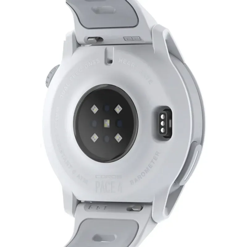  Coros Pace 4 GPS Sports Watch : Silicone : White-2