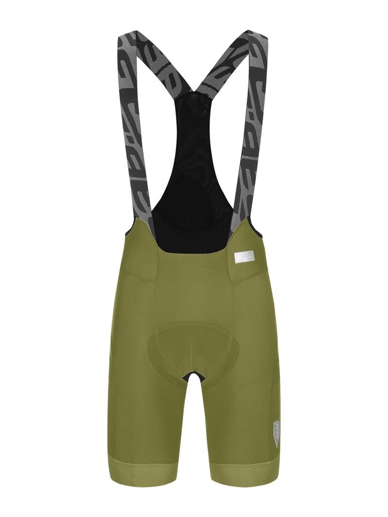 Q36.5  Adventure Cargo Bib Short : DRAB GREEN