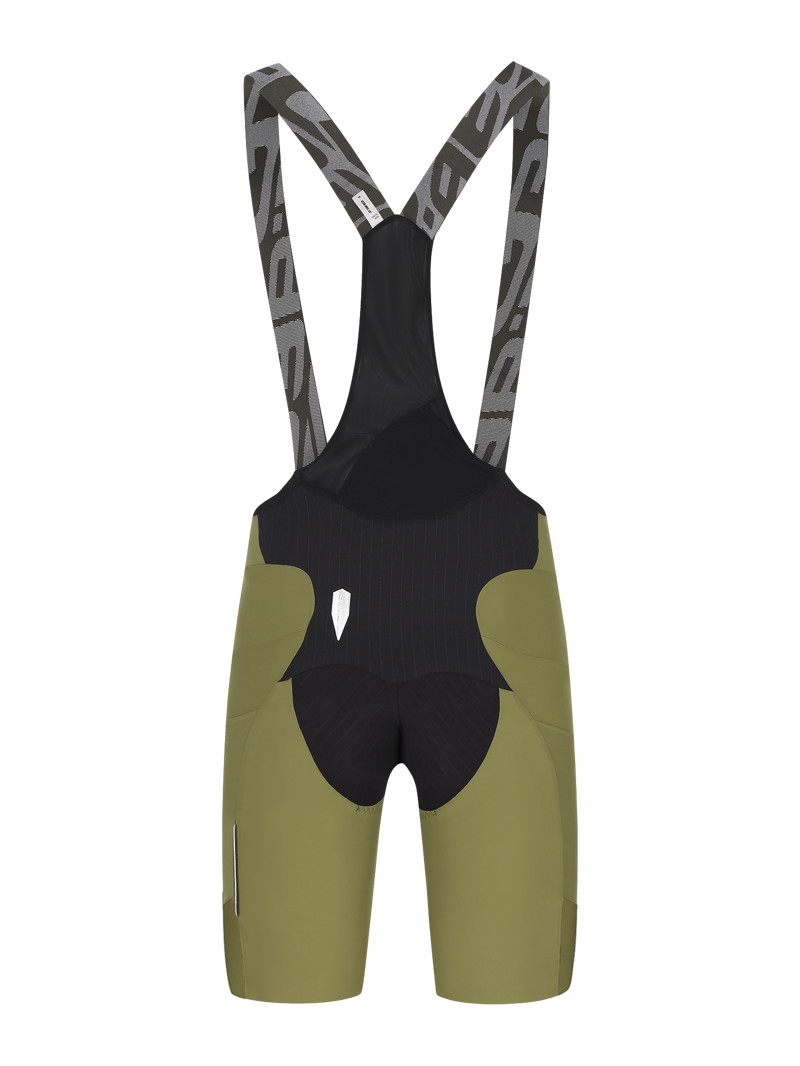 Q36.5  Adventure Cargo Bib Short : DRAB GREEN-1