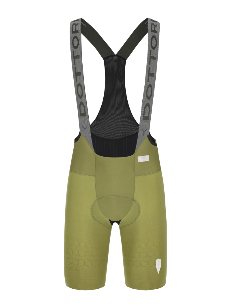 Q36.5 Dottore PRO Bib Shorts : DRAB GREEN