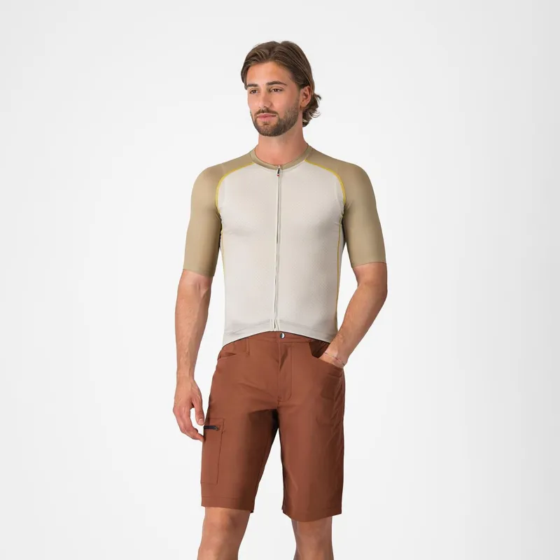 Castelli Unlimited Adventure Baggy Shorts in Mocha