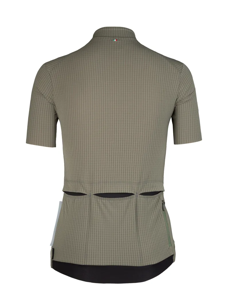 Q36.5 Womens Short Sleeve Jersey L1 Woman Pinstripe X : OLIVE-1
