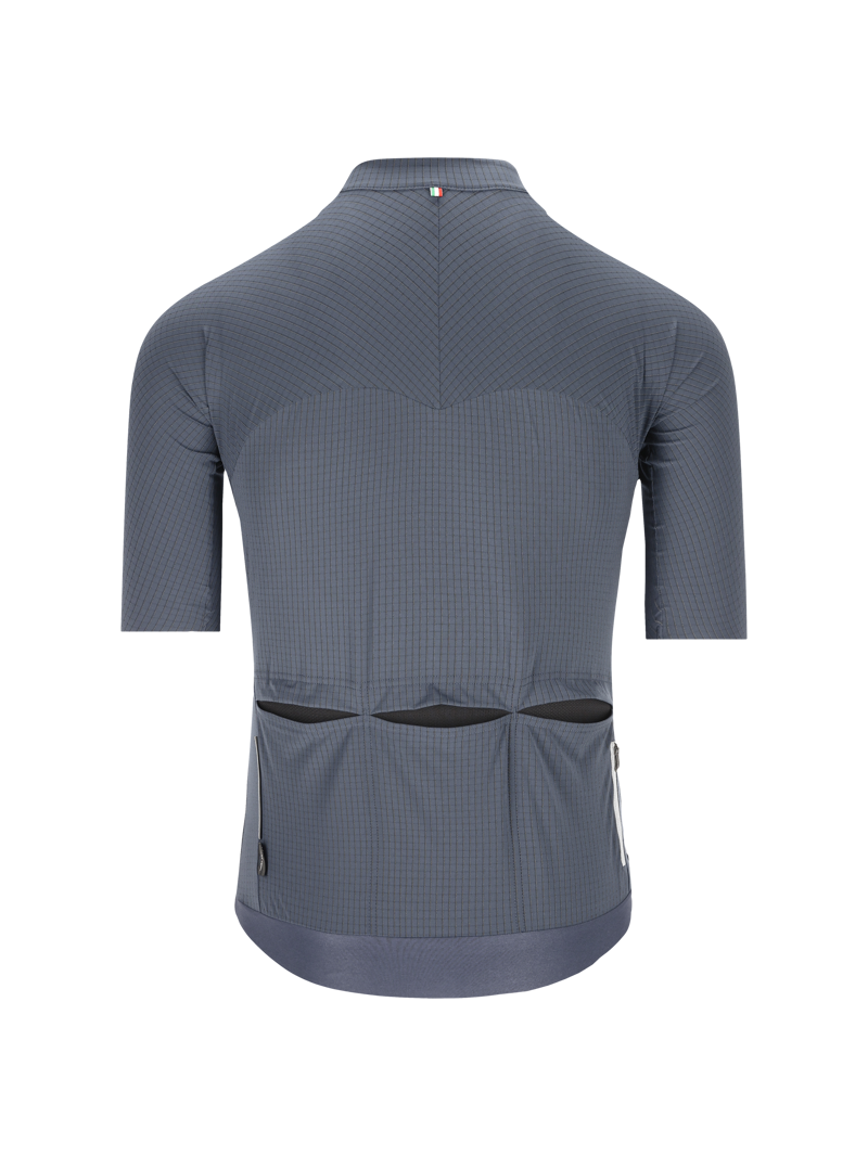 Q36.5 DOTTORE PRO Short Sleeve Jersey : GRISAILLE BLUE-1
