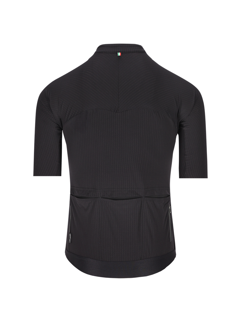 Q36.5 DOTTORE PRO Short Sleeve Jersey LONG : BLACK-1