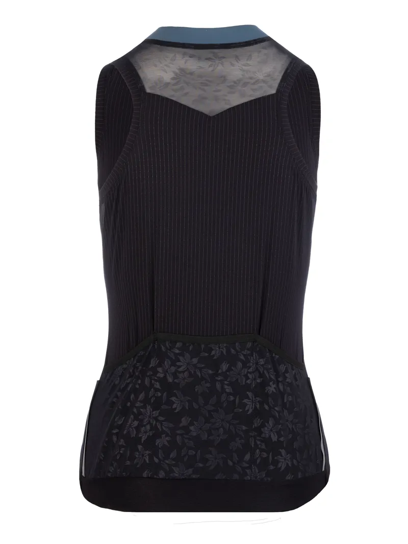 Q36.5 Womens Sleeveless Jersey L1 Pinstripe : BLACK-1