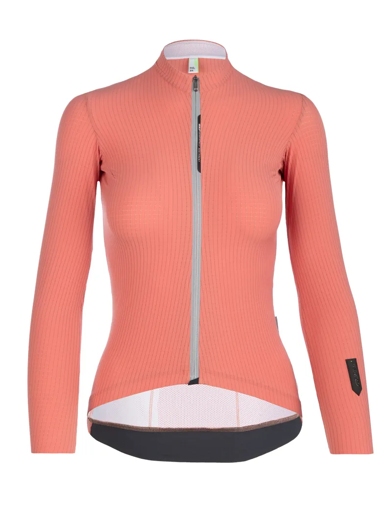Q36.5 Long Sleeve L1 Womens Pinstripe X Jersey : ROSA ANTICO