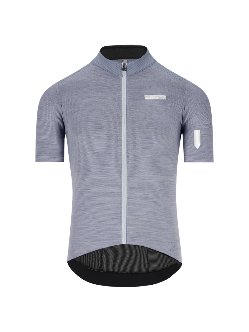 Q36.5 ADVENTURE Tech Merino Jersey : GRISAILLE BLUE