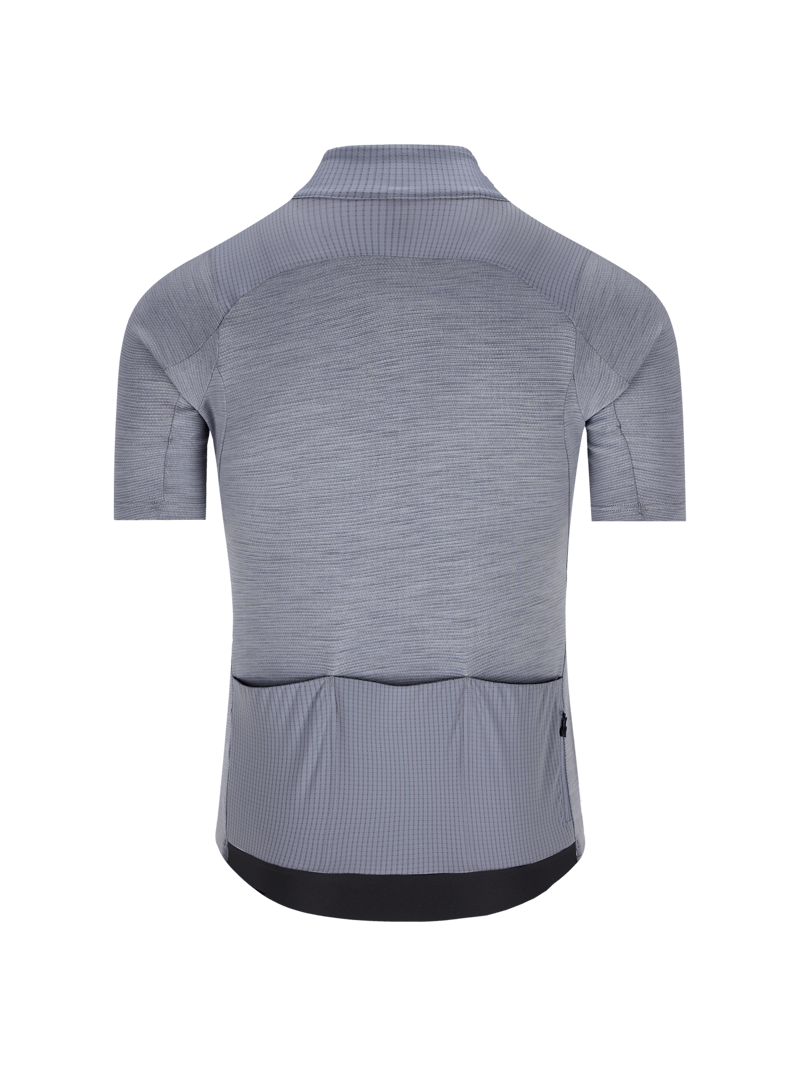 Q36.5 ADVENTURE Tech Merino Jersey : GRISAILLE BLUE-1