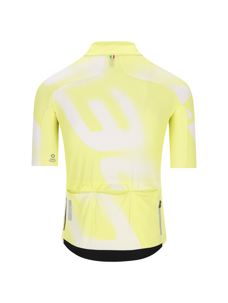 Q36.5 Gregarius PRO Jersey : BIG LOGO : FLUO YELLOW-2