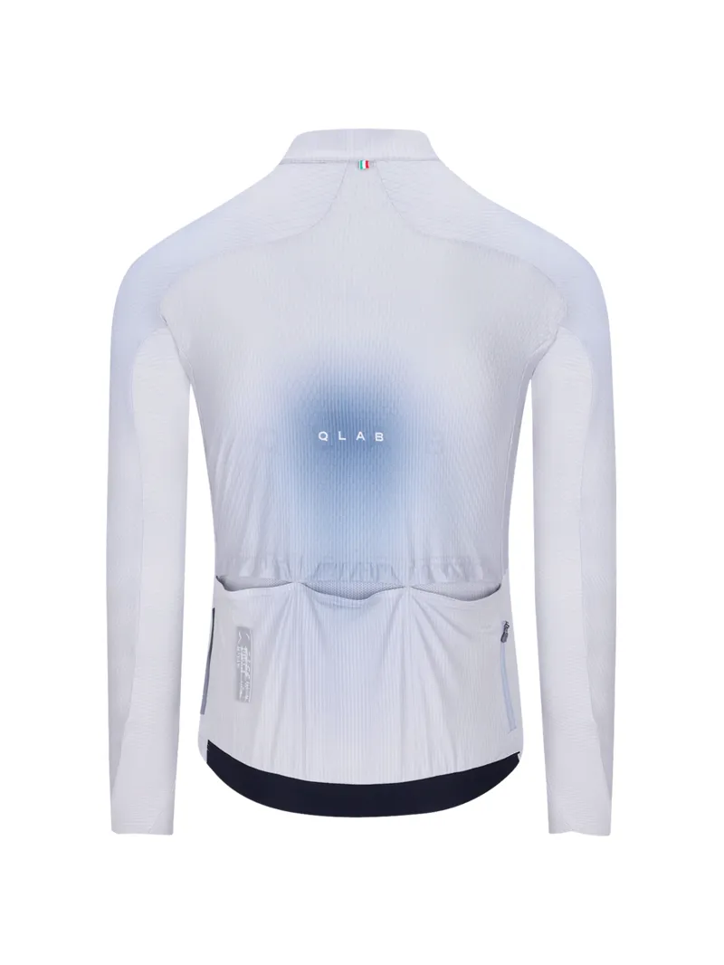Q36.5 Gregarius Hybrid Light QLAB Long Sleeve Jersey : Ice Grey-1