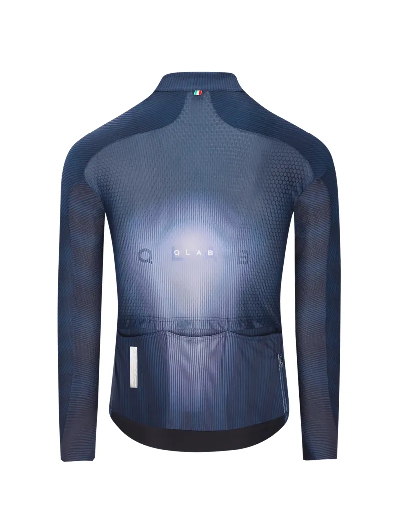 Q36.5 Gregarius Hybrid Light QLAB Long Sleeve Jersey : Nautica Blue-1