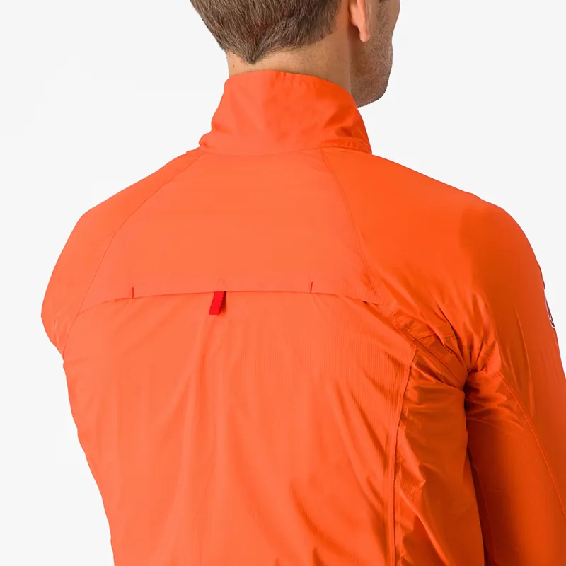 Castelli Emergency 2 Mens Rain Jacket in Orange-4