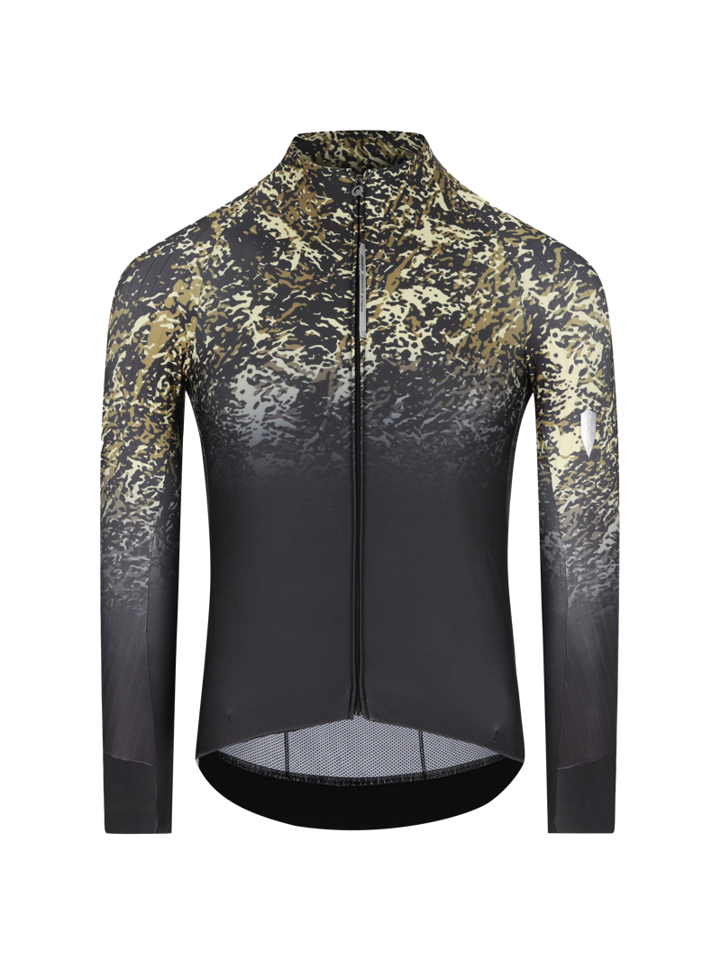 Q36.5 Gregarius Hybrid Alpi Camo Long Sleeve Jersey : Black