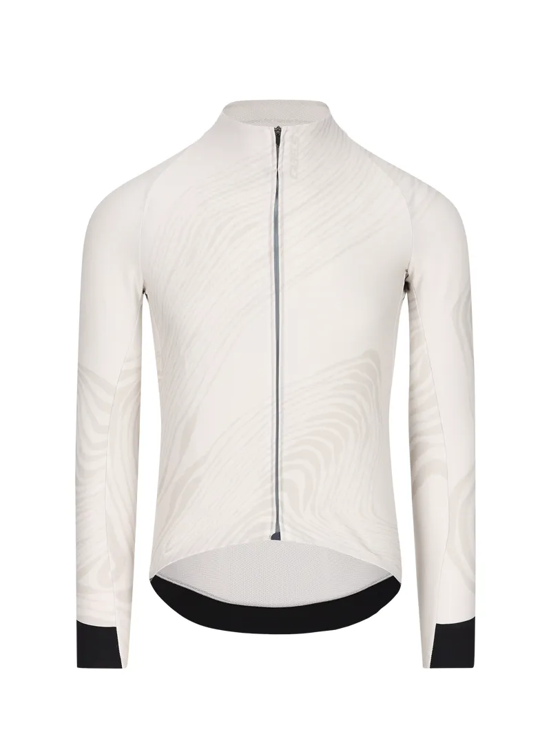 Q36.5 Gregarius Hybrid Dolomites Long Sleeve Jersey : SILVER GREY