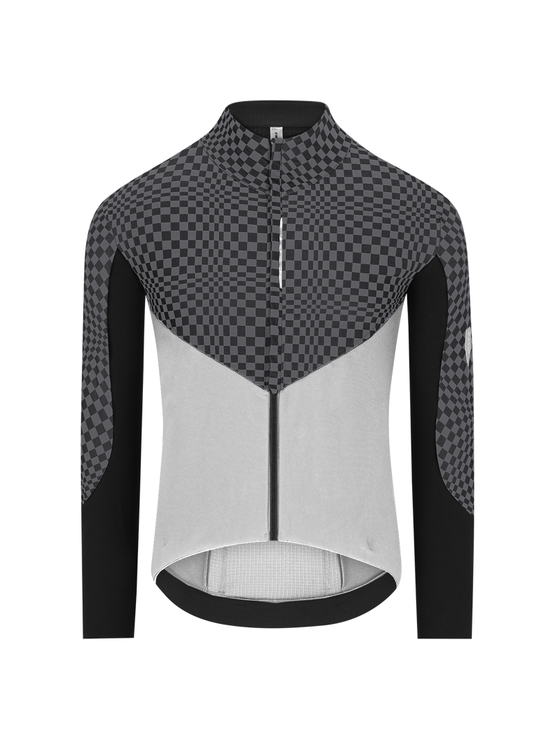 Q36.5 Dottore Hybrid Que Long Sleeve Jersey : CHECK GREY