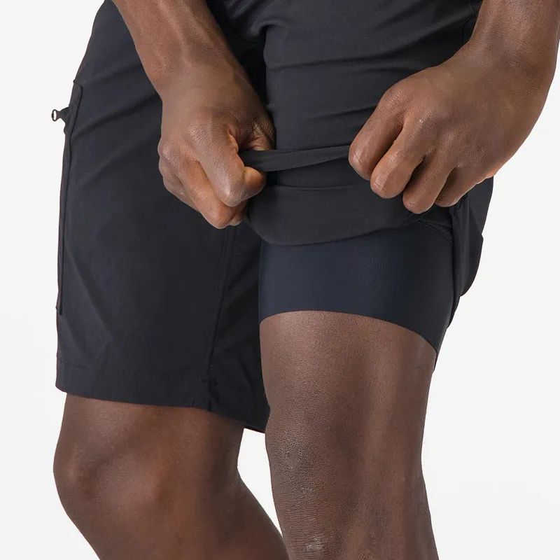 Castelli Unlimited Adventure Baggy Shorts in Black-3