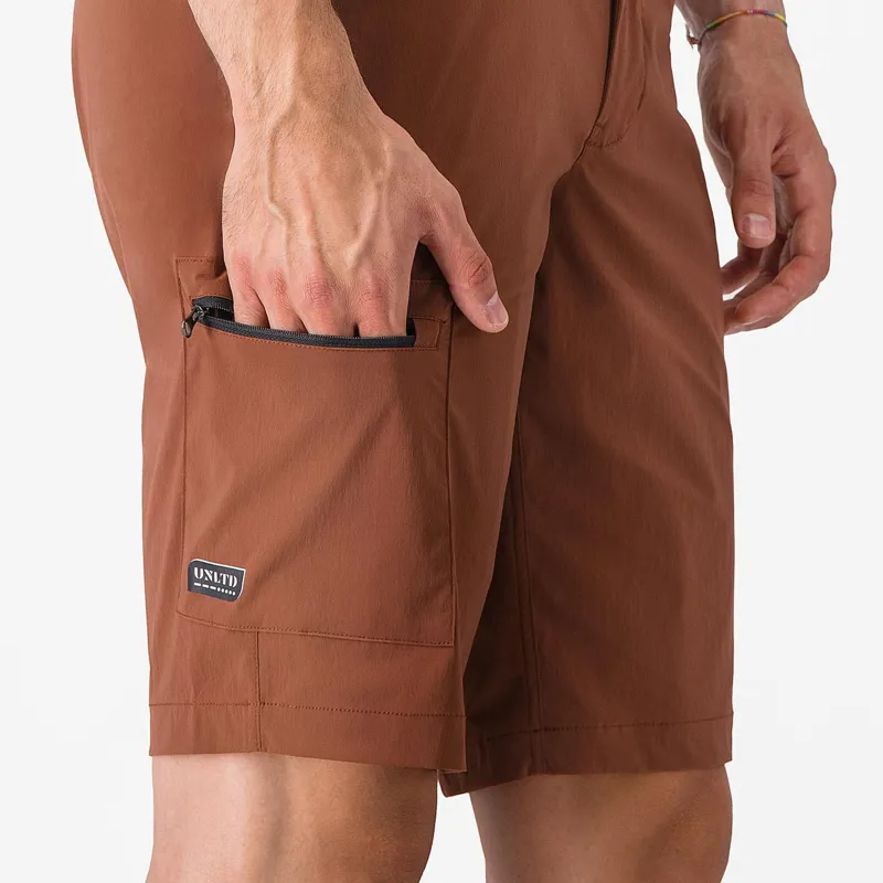 Castelli Unlimited Adventure Baggy Shorts in Mocha-1