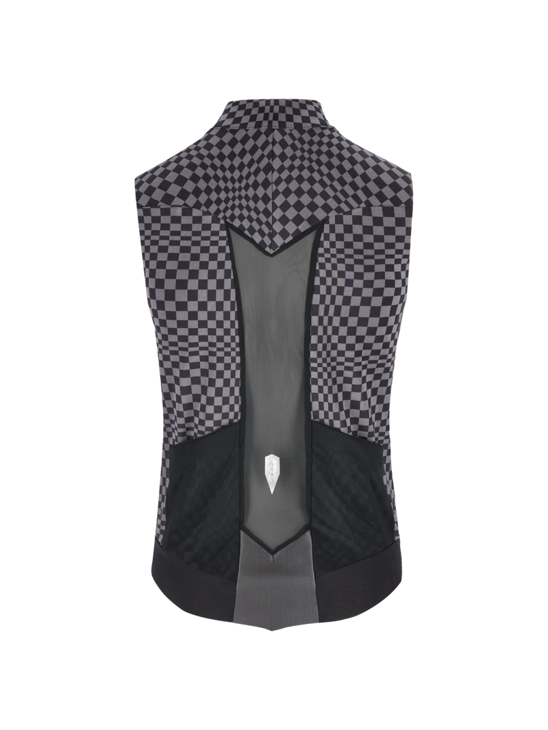 Q36.5 Dottore Hybrid Vest : CHECK GREY-1