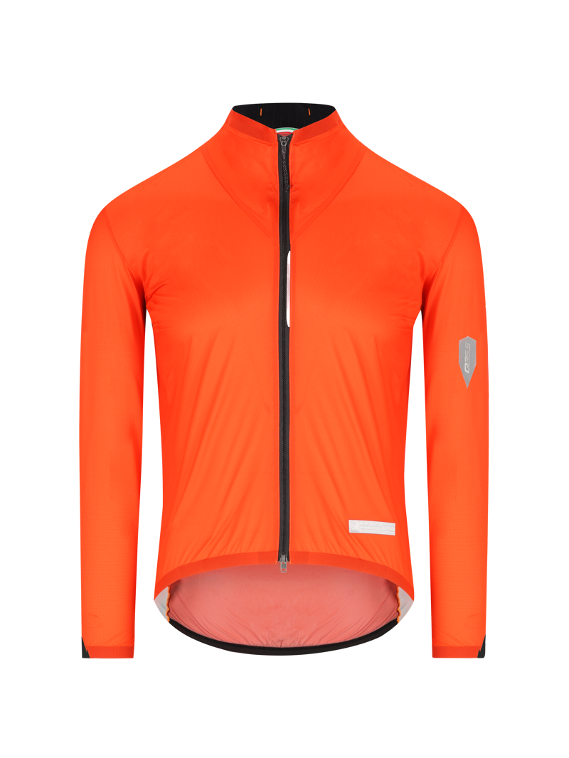 Q36.5 Dottore LIGHT RAIN Jacket : Poppy Orange