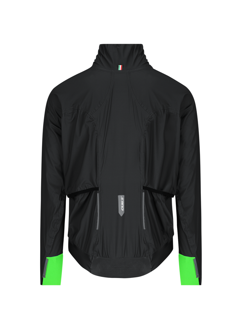 Q36.5 Rain Shell Waterproof Rain Jacket : BLACK-1
