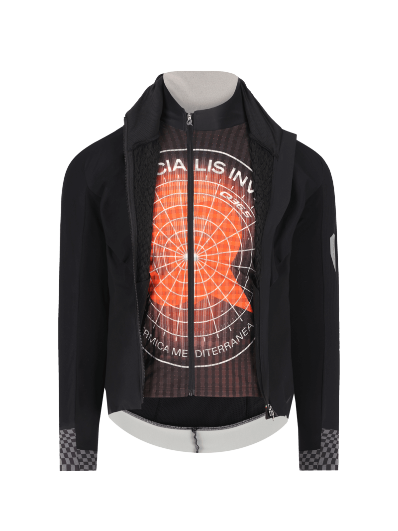 Q36.5 Dottore Termico Light Mediterranea Jacket : Black-3