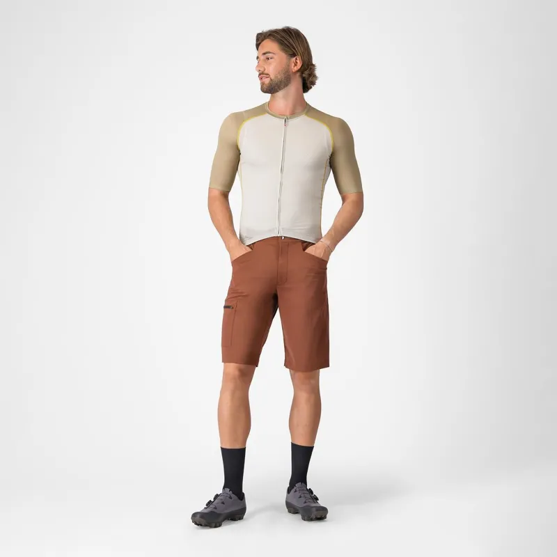 Castelli Unlimited Adventure Baggy Shorts in Mocha-6