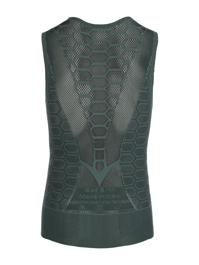 Q36.5 Base Layer 1 : Sleeveless : Olive Green-1