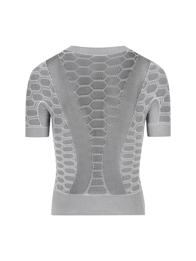 Q36.5 Base Layer 2 : Short Sleeve : ICE GREY-1